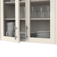 .75" Pressed Single Diamond Decorative Grille - Flat Black, 36" W x 48" L Sheet alt 75