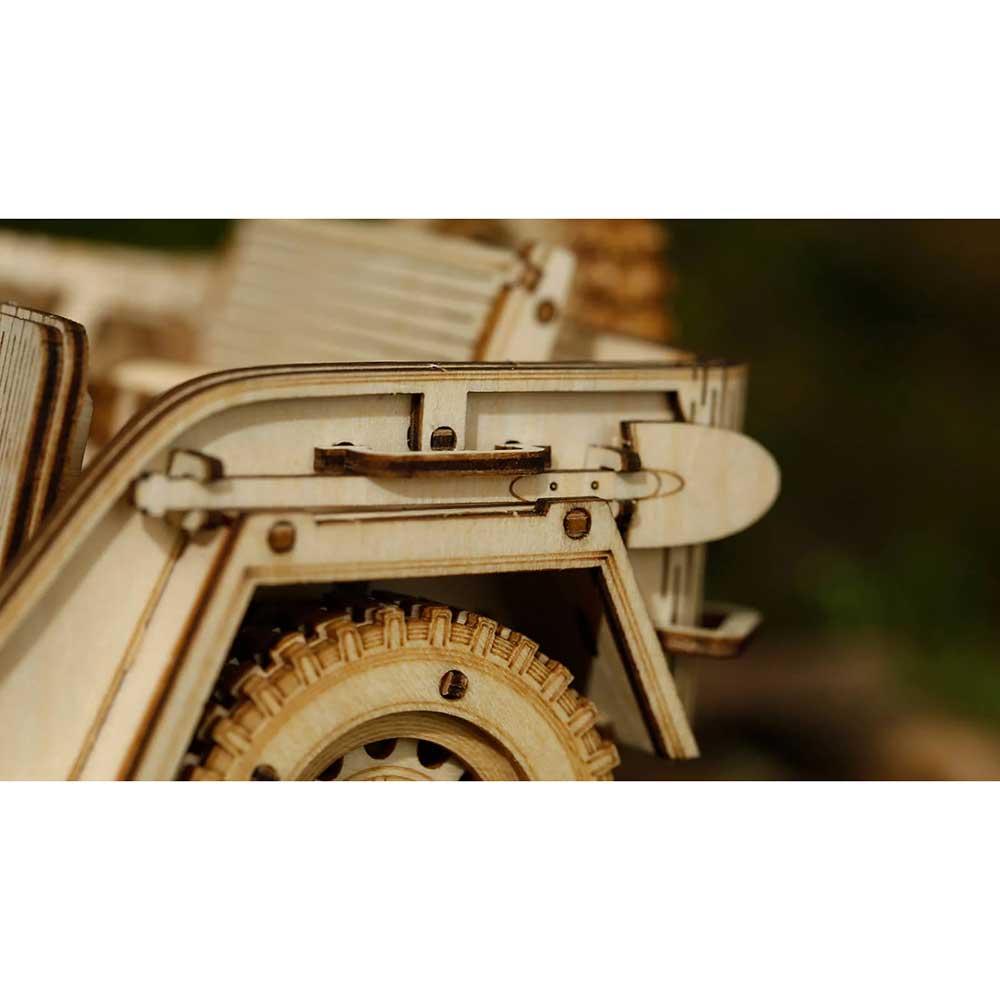 Army Field Car 3D Wooden Puzzle