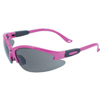 Cougar Dark Pink Frame Smoke Safety Lenses alt 0