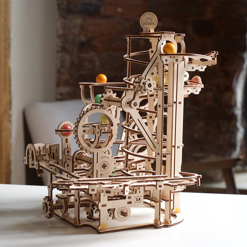 Marble Run Spiral Hoist Wooden Craft Kit