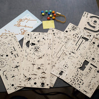 Marble Run Tiered Hoist Wooden Craft Kit