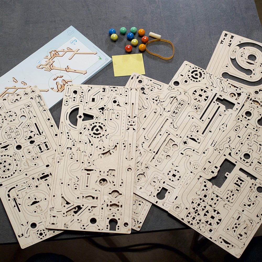 Marble Run Tiered Hoist Wooden Craft Kit