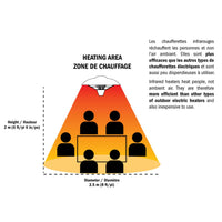 EnerG+ Infrared Electric Outdoor Heater - Hanging alt 0