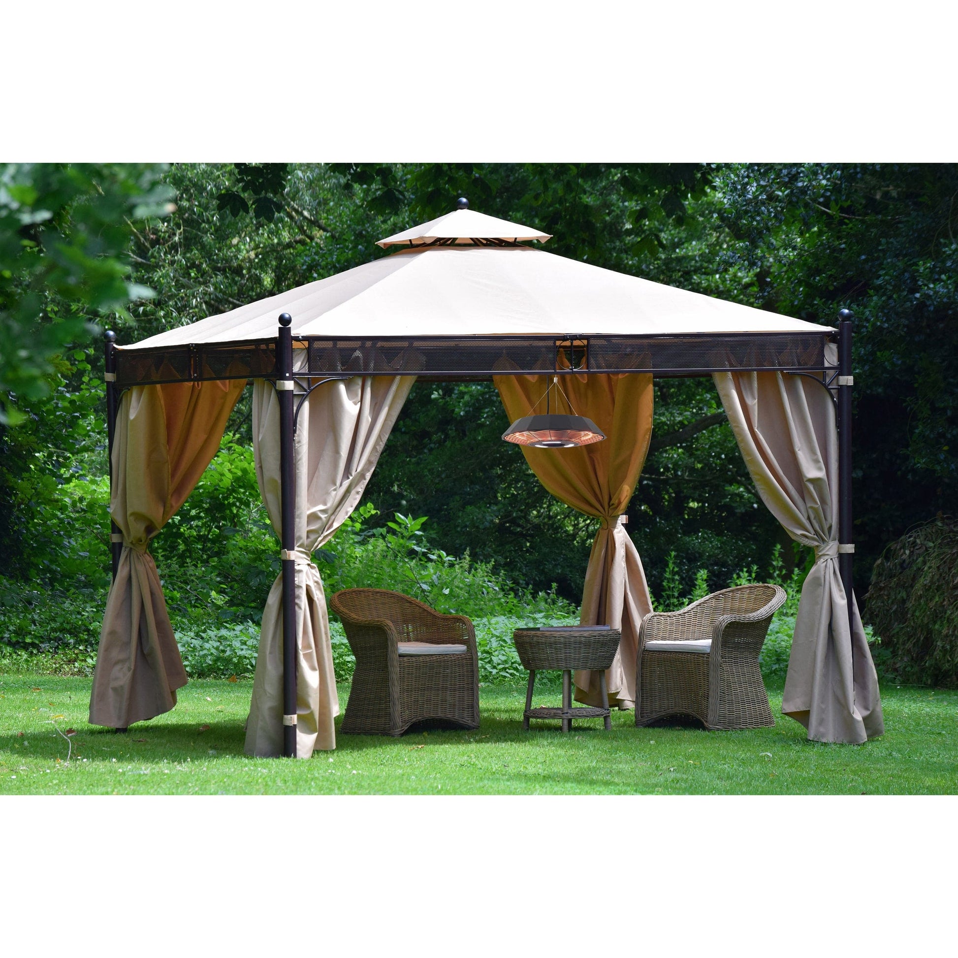 EnerG+ Infrared Electric Outdoor Heater - Hanging with LED & Remote alt 0