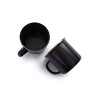Enamel Cup Set Charcoal Indoor/Outdoor alt 0