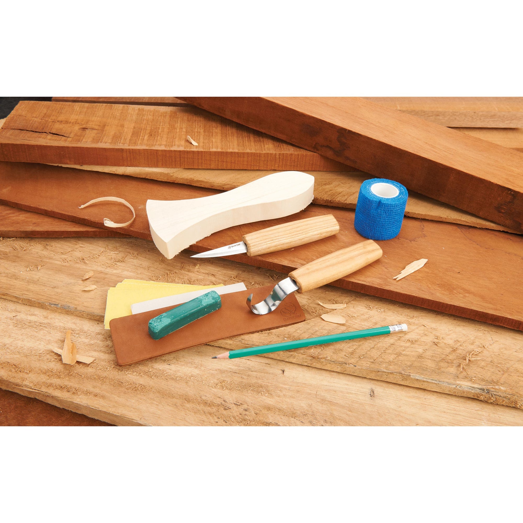 Celtic Love Spoon Carving Kit alt 0