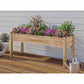 Elevated Cedar Planter 23" X 72" X 30"H alt 0