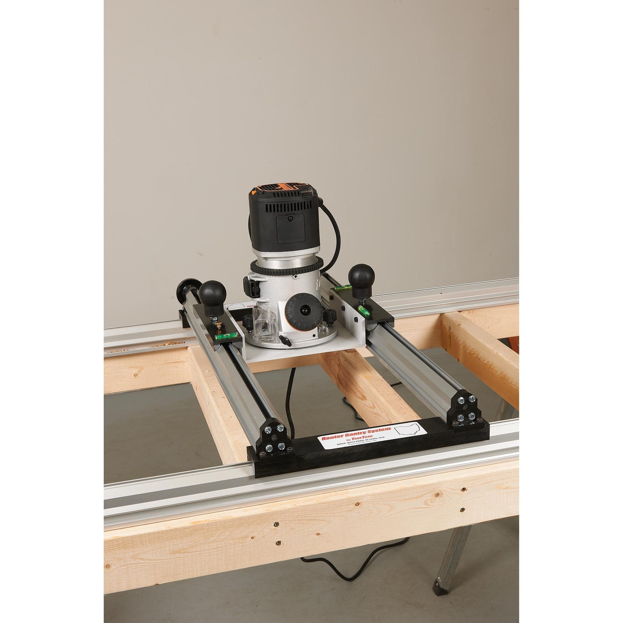 22" x 48" Threaded Slab Flattening Router Mill alt 0