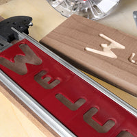 1-1/2" and 2-1/2" Vertical Letters Set for Sign Making Jigs 64pc alt 0