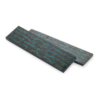 Poly Resin Knife Scales - 15/64" x 2" x 7" - Peacock - Pair alt 0