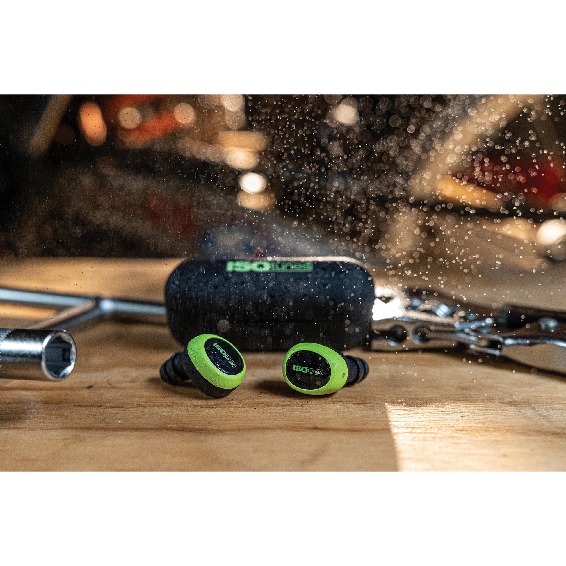 FREE 2.0 Wireless Bluetooth Earbuds - Safety Green alt 0