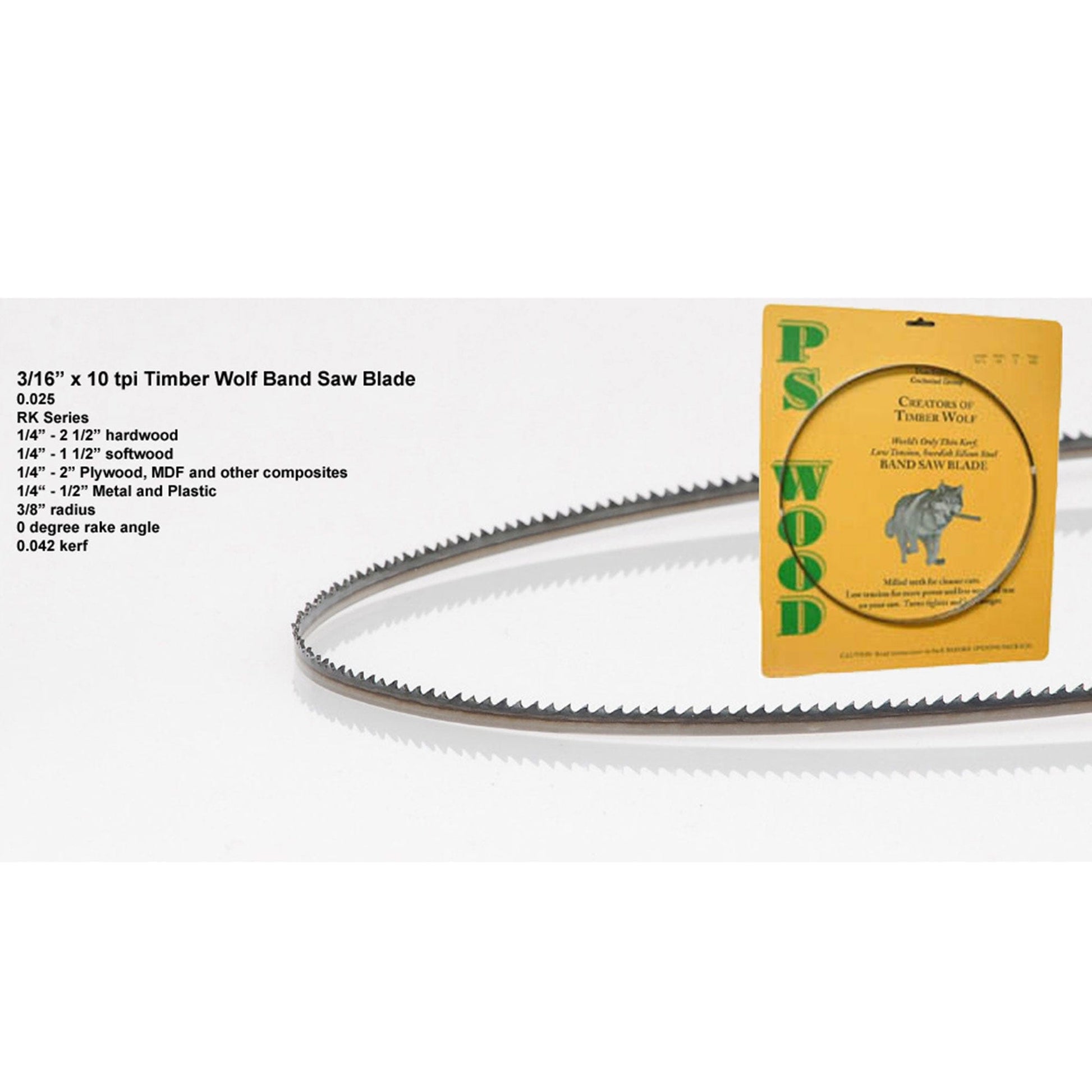 Bandsaw  Blade - 111" x 3/16" x 10 TPI, Raker alt 0