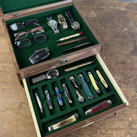 EDC Desktop Case, Model 1401, Natural Walnut alt 0