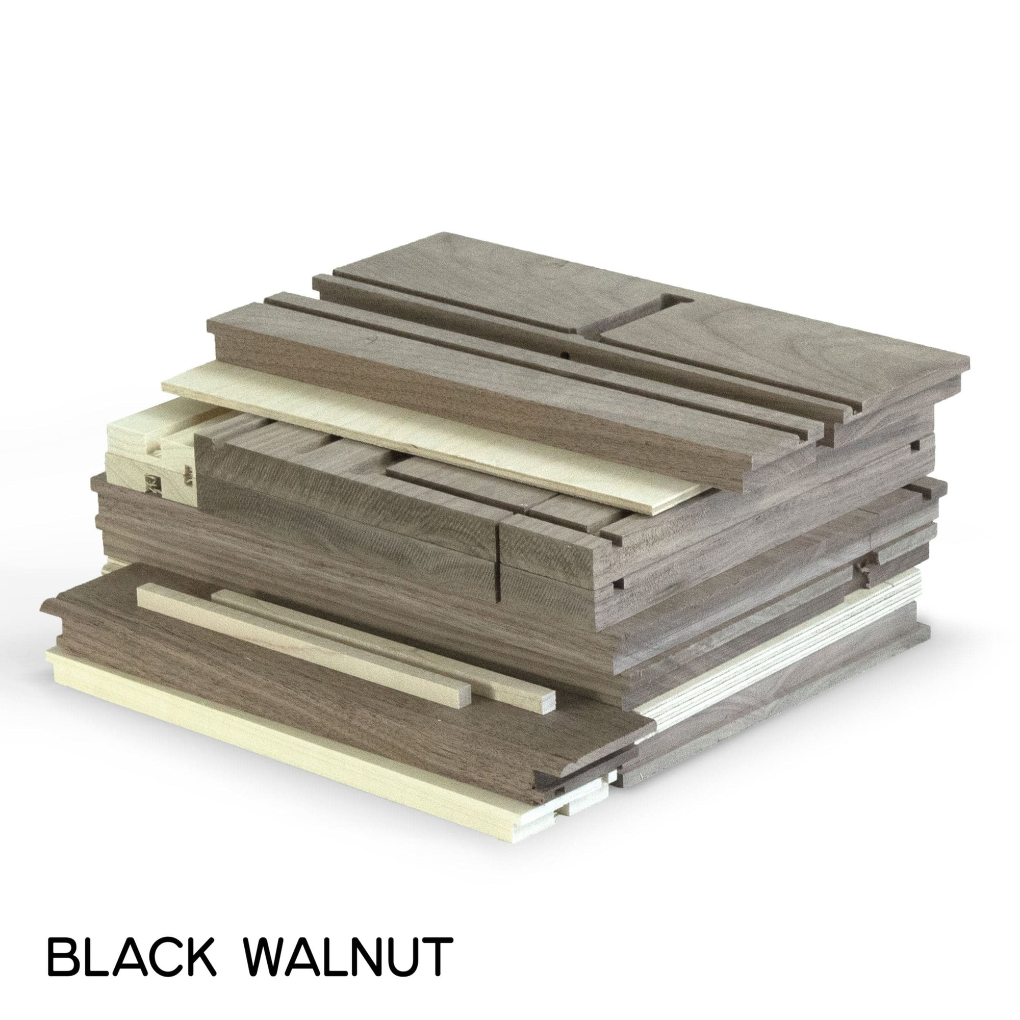 Just Right Box, Model J1001, DIY Kit, Black Walnut alt 0