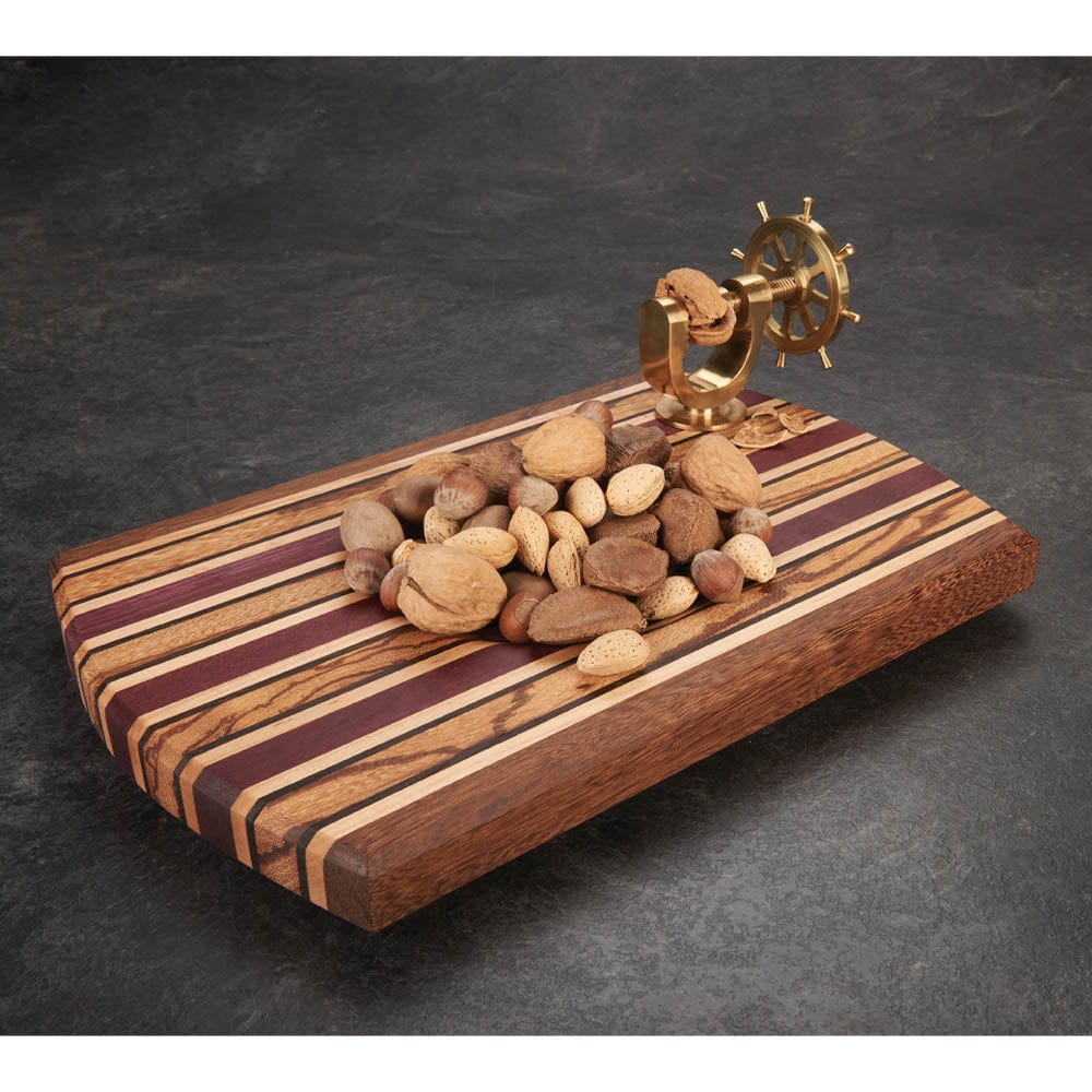 Nutcracker Turning Kit - Solid Brass - Ship's Wheel