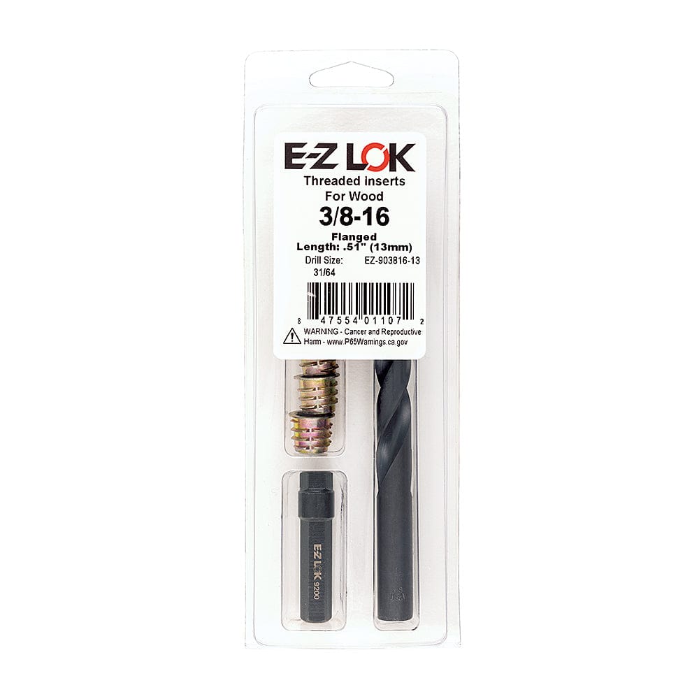 3/8-16 E-Z Hex Insert Kit - Flanged