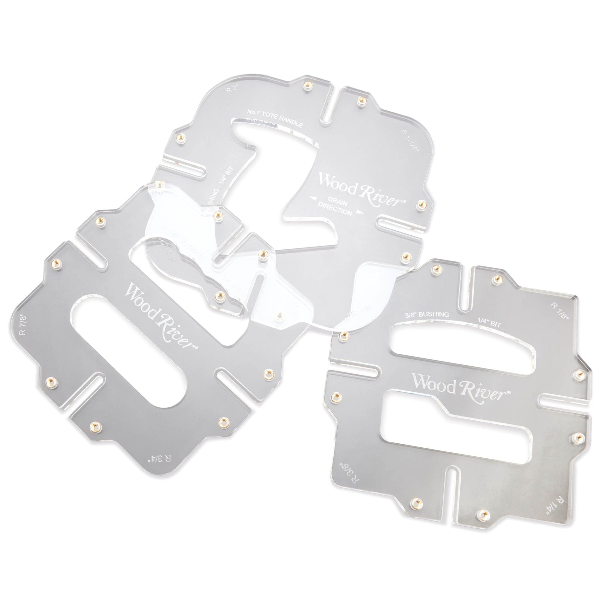 Corner Radius Router Jig Template Set - 3 Piece