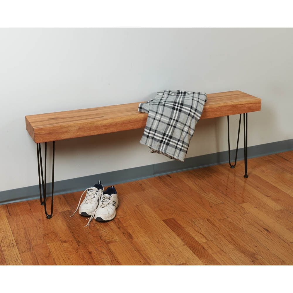 2-Wire Hairpin Leg - 20" - Black - 4 Piece