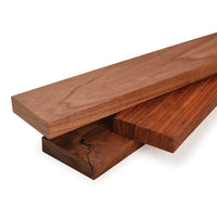 Macacauba, Padauk, and Goncalo Alves Thin Stock Assortment - 3/4" x 3" x 24" - 3 Piece