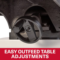 Jet Black 8" Helical Head Jointer 2HP, 1PH, 230V (JWJ-8HH-BLK)