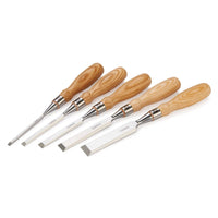 Richter Beveled Edge Chisel Set with Wood Box - 5 Piece