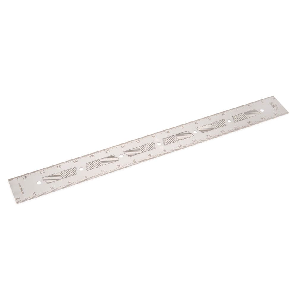 18" Stainless Steel Precision Ruler - Imperial