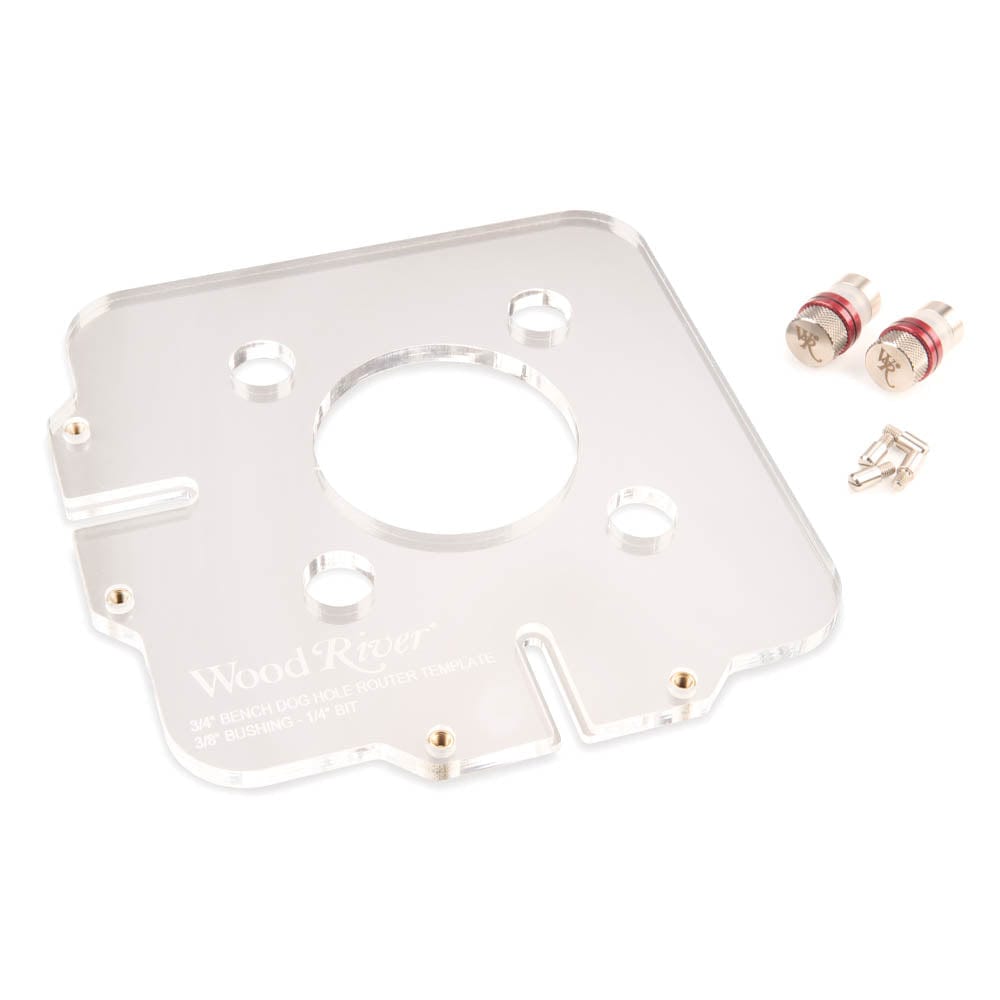 3/4" Bench Dog Hole Router Template