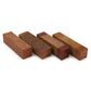 Australian Burl Wood Blanks - 1-1/2" x 1-1/2" x 6" - 4 Pack