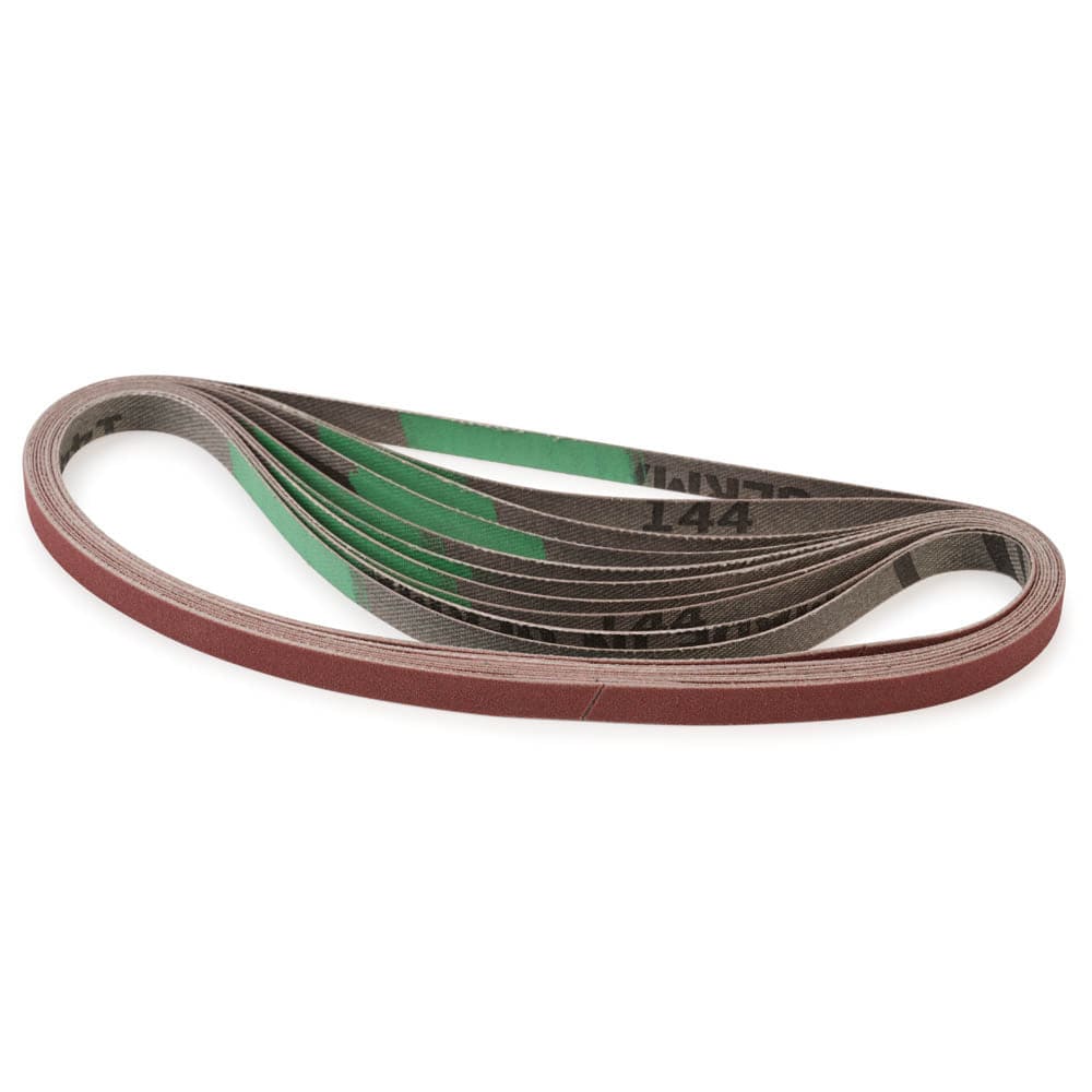 Sanding Detailer Replacement Belts - 320 Grit - 1/4" - 10 Pack