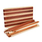 Candy Cane Cutting Board Kit - 3/4" x 9" x 16" - Bloodwood & Maple