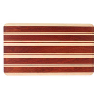 Candy Cane Cutting Board Kit - 3/4" x 9" x 16" - Bloodwood & Maple