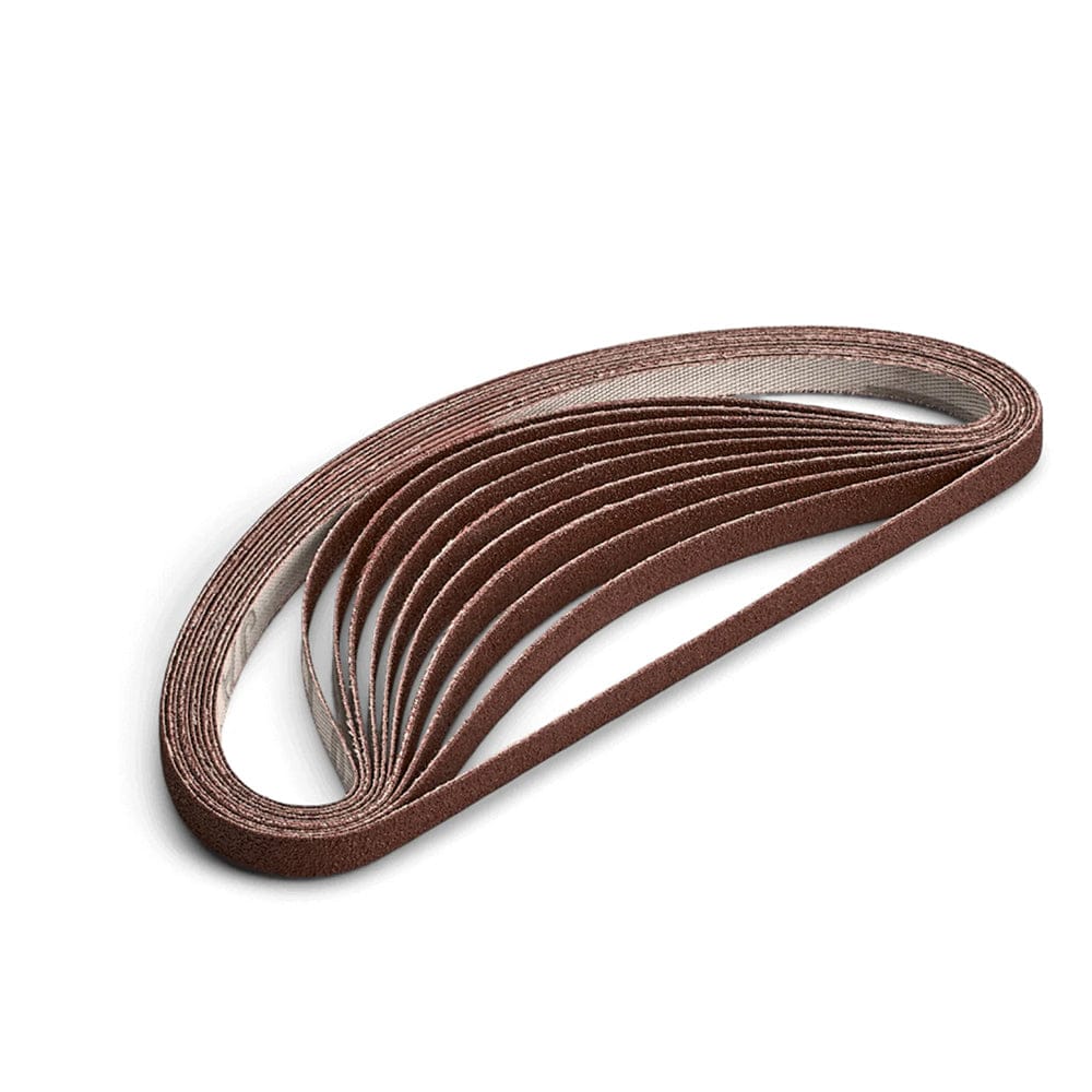 Sanding Detailer Replacement Belts - 180 Grit - 1/2" – 10 Pack