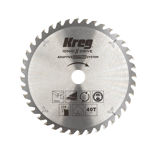 6 1/2" Adaptive Cutting System 40-Tooth Thin Kerf Saw Blade