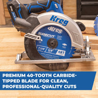 7 1/4" SureCut Finishing 40-Tooth Saw Blade