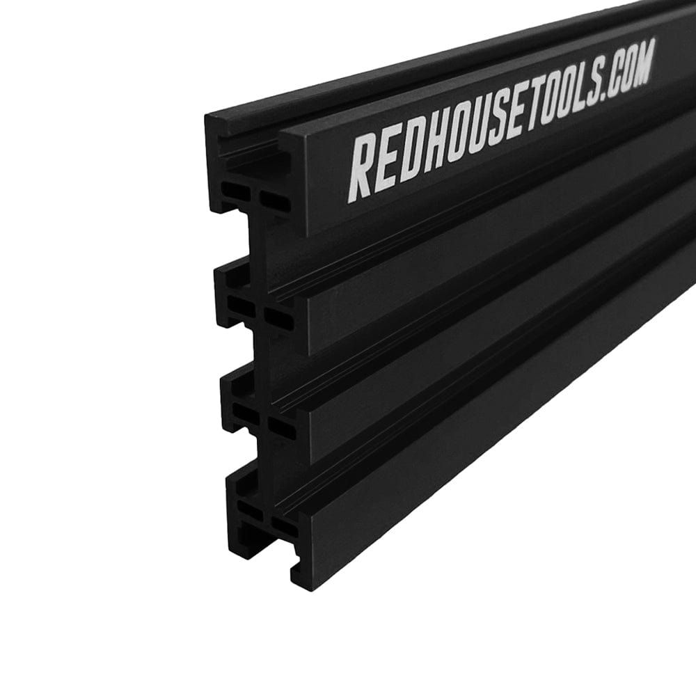 48" Universal Aluminum Woodworking Multi-Track- Black- 1 Piece