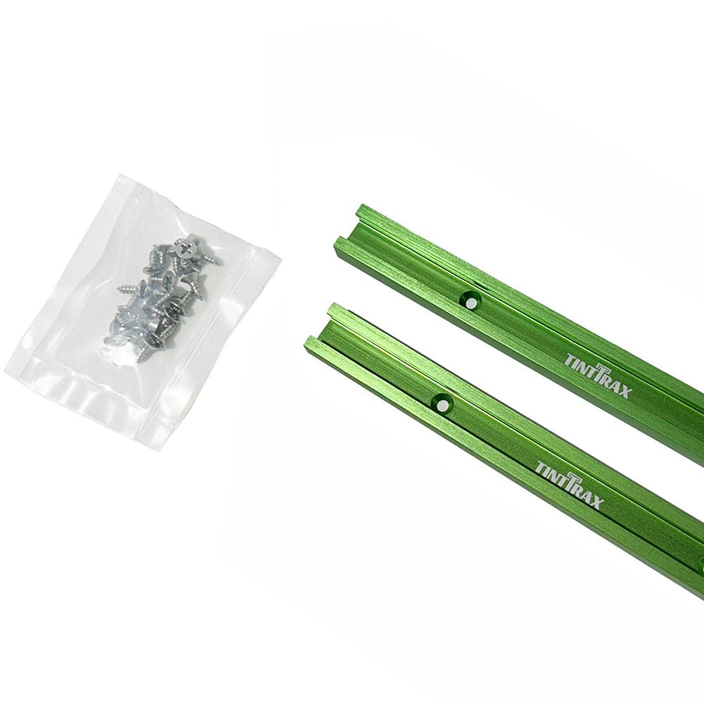 24" Universal Profile T-Track Kit- Light Green- 2 Piece