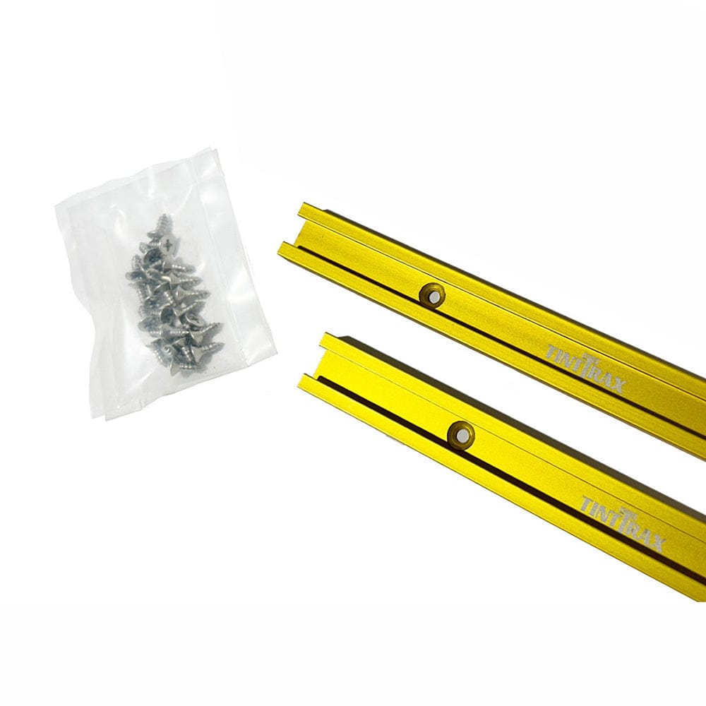 24" Universal Profile T-Track Kit- Yellow- 2 Piece