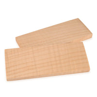 Flame Maple Knife Scales - 3/8" x 2" x 5" - Pair