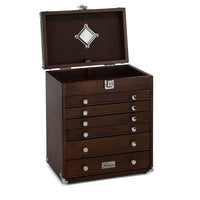 6-Drawer Collector's Chest - Dark Oak