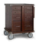 5-Drawer Large Roller Cabinet - Dark Oak