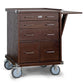 5-Drawer Large Roller Cabinet - Dark Oak