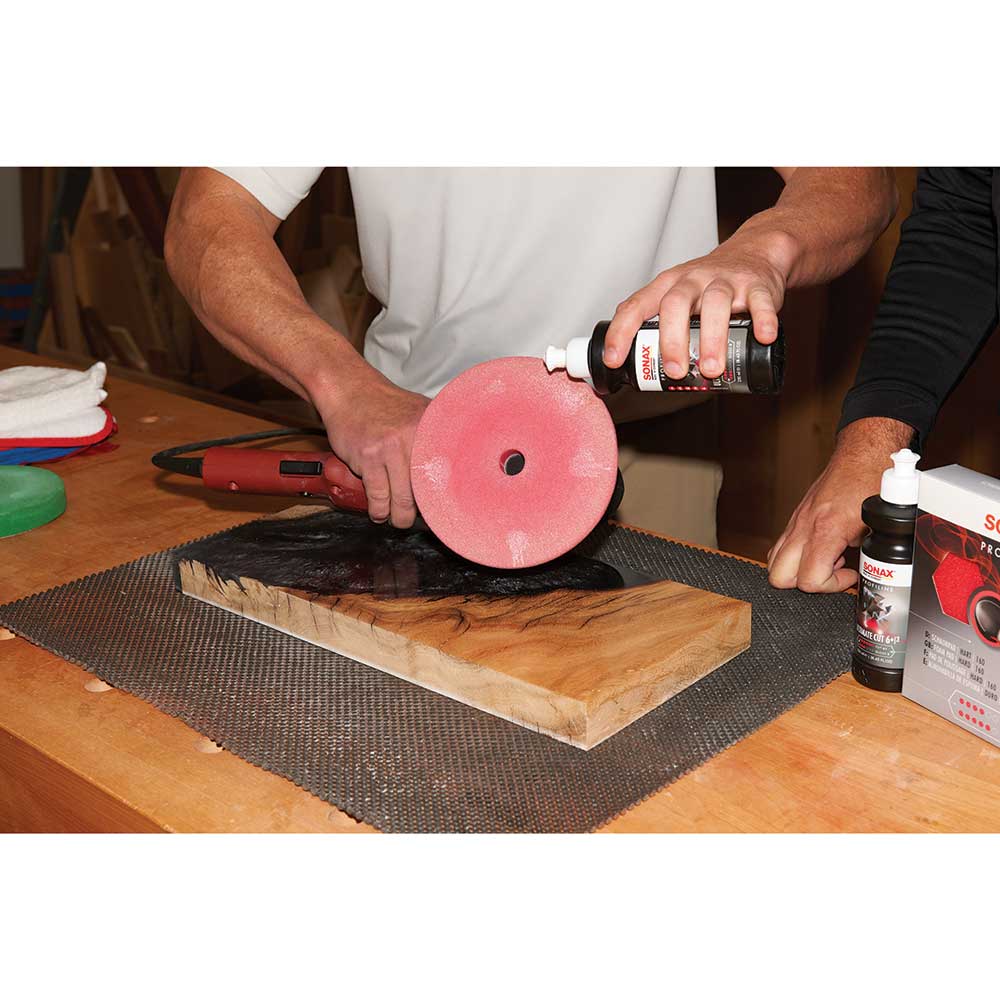 SONAX Polishing Pad - Red - Heavy - 160 mm