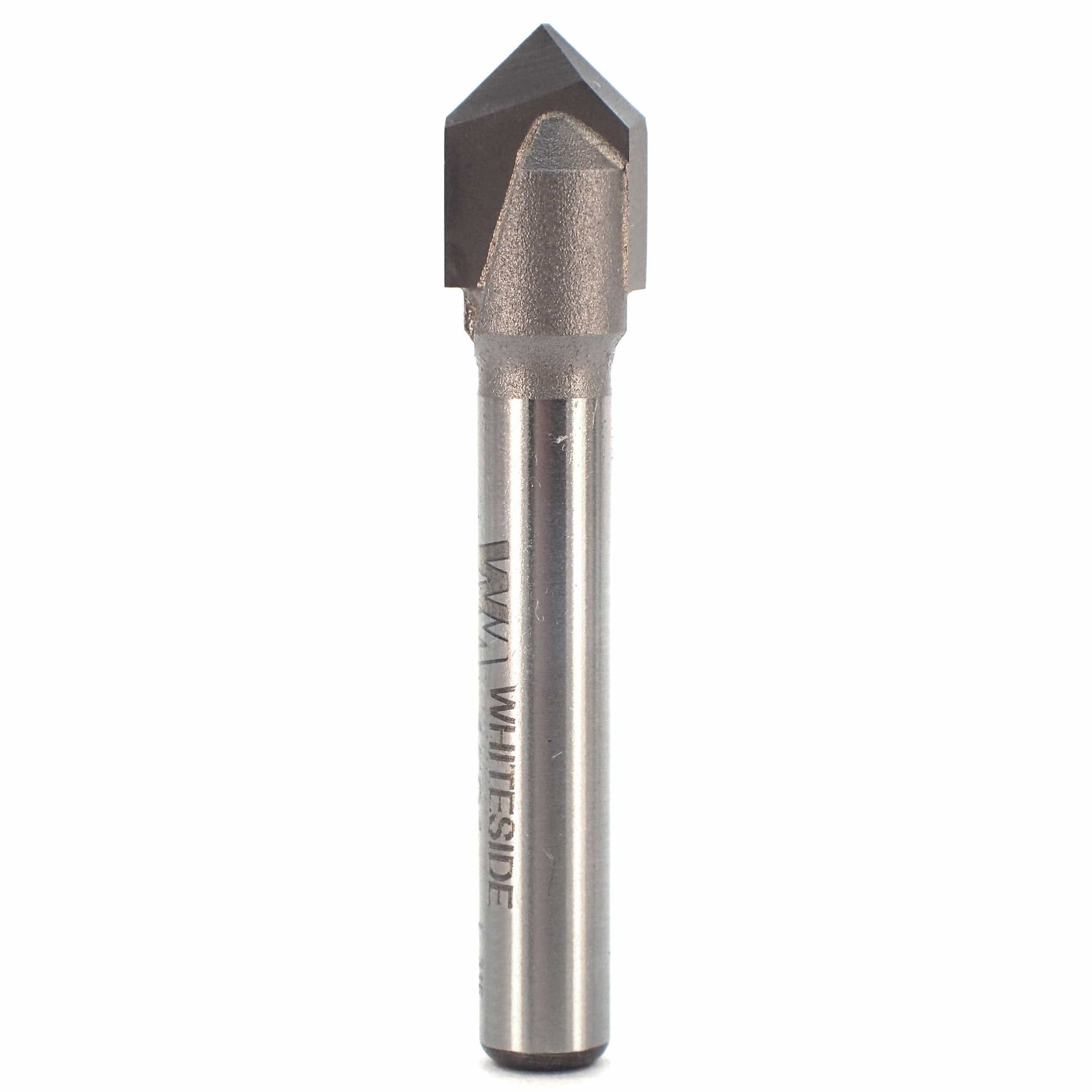 1501 V Groove Router Bit 1/4" SH 3/8" D X 3/16" P X 1-7/8" OL