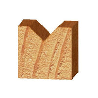 1501 V Groove Router Bit 1/4" SH 3/8" D X 3/16" P X 1-7/8" OL