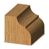 Cove and Bead Bit 1/4" R 1-5/16" LD 5/8" CL 1/2" SH 2-3/8" OL 2 FL alt 0