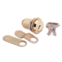 Cam Lock Threaded Cylinder Brass alt 0
