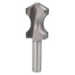 Plunge Cut Hand Grip Bit 7/8" Bead 1/4" Depth 1-3/8" CL 1/2" SH 3-1/2" OL 2 FL alt 0