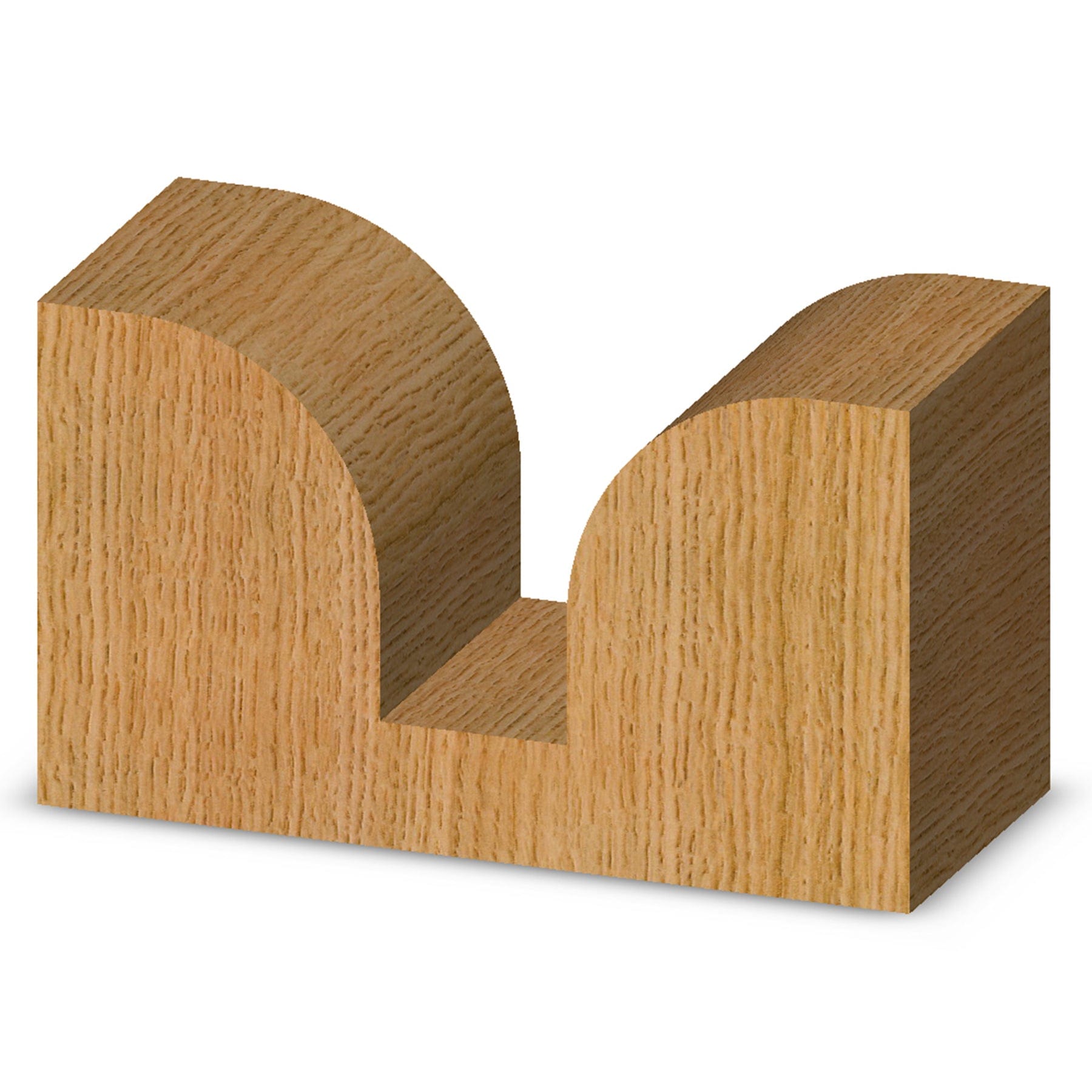 Plunge Roundover Bit w/Plunge Point 1/2" R 1-3/8" LD 3/8" SD 1/2" SH 2-1/2" OL 2 FL alt 0