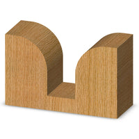 Plunge Roundover Bit w/Plunge Point 9/16" R 1-5/8" LD 1/2" SD 1/2" SH 2-3/4" OL 2 FL alt 0