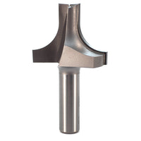 Plunge Roundover Bit w/Plunge Point 5/8" R 1-3/4" LD 1/2" SD 1/2" SH 3" OL 2 FL alt 0